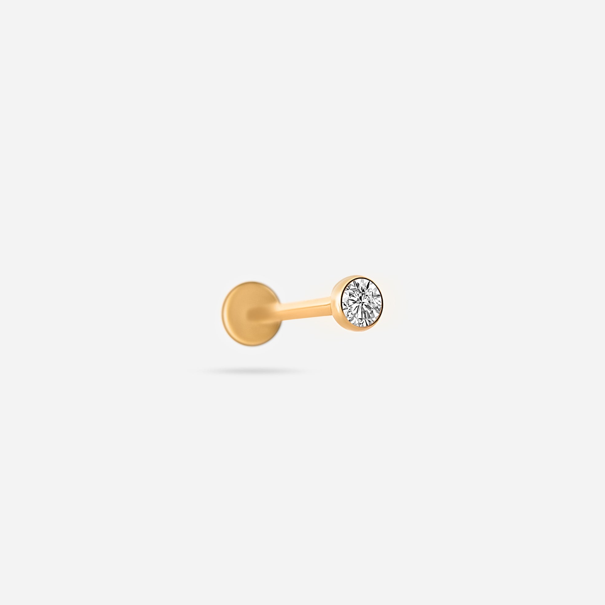 Tiny Everyday Bezel Stud