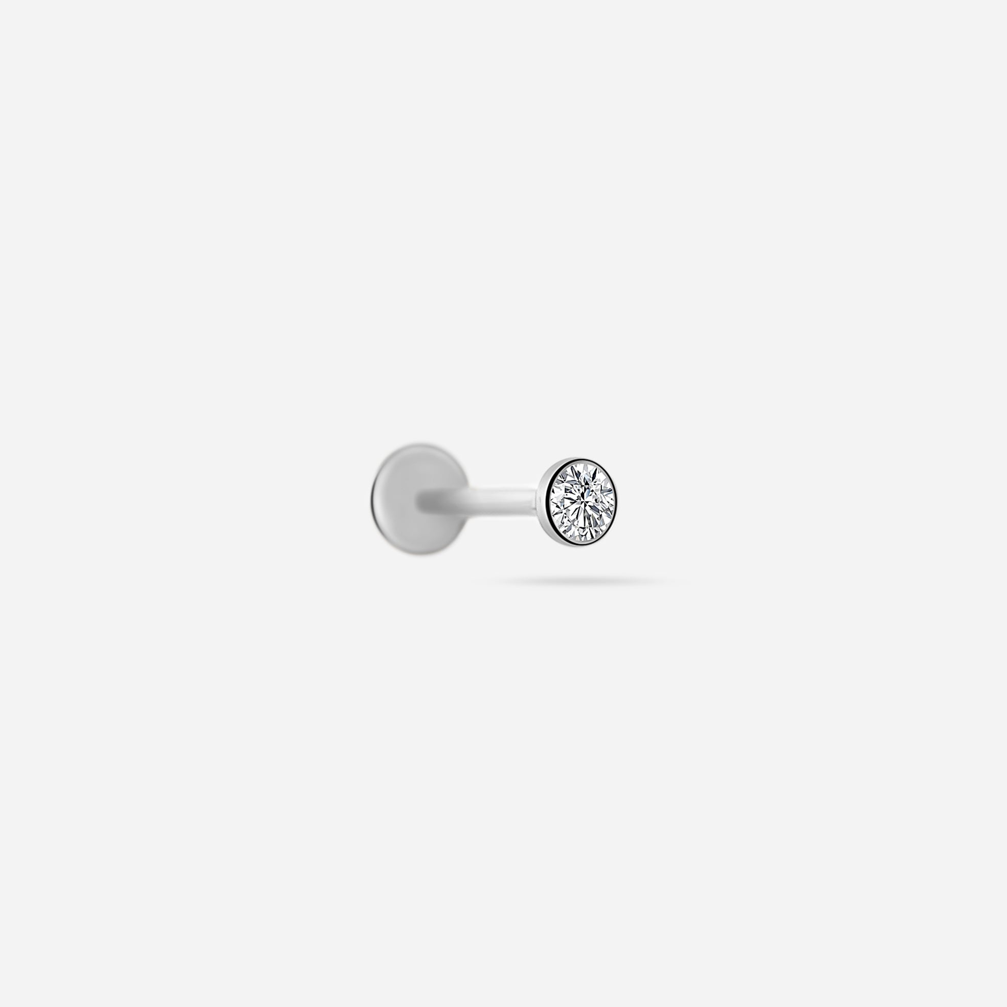 Tiny Everyday Bezel Stud
